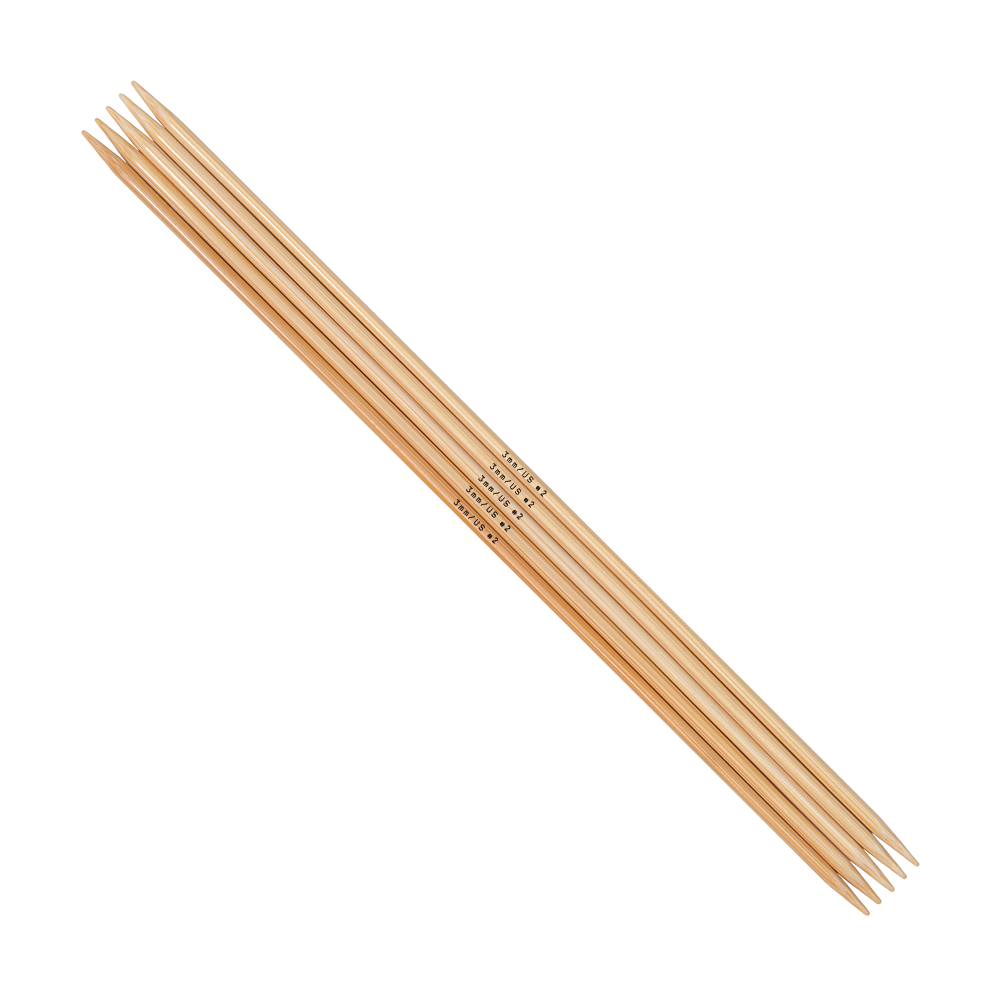 addi Nature Strumpfstricknadeln Bambus 20 cm