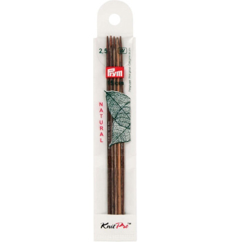 Knit Pro Strumpfstricknadeln Holz farbig 15 cm