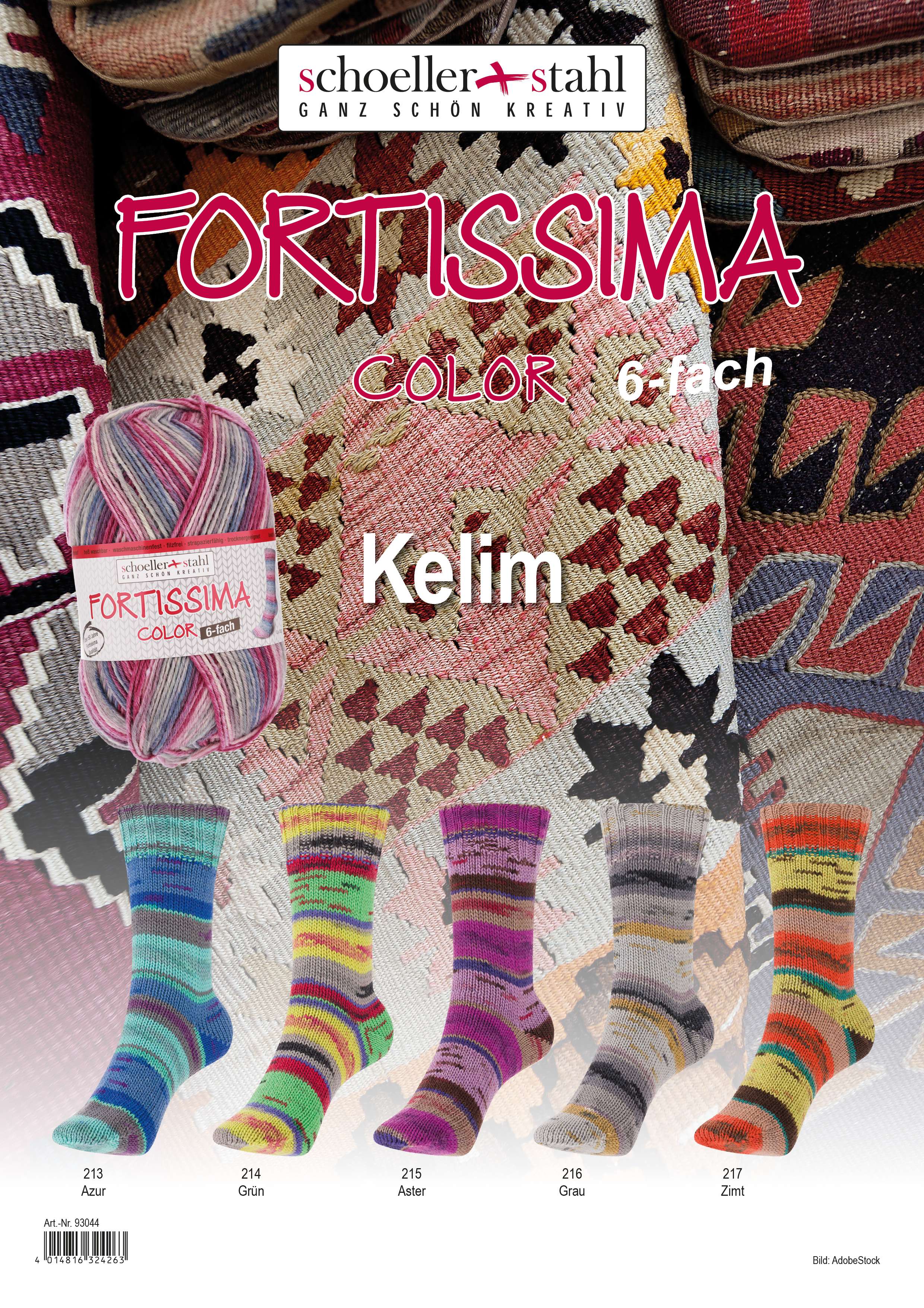 Fortissima Color 6fach Kelim