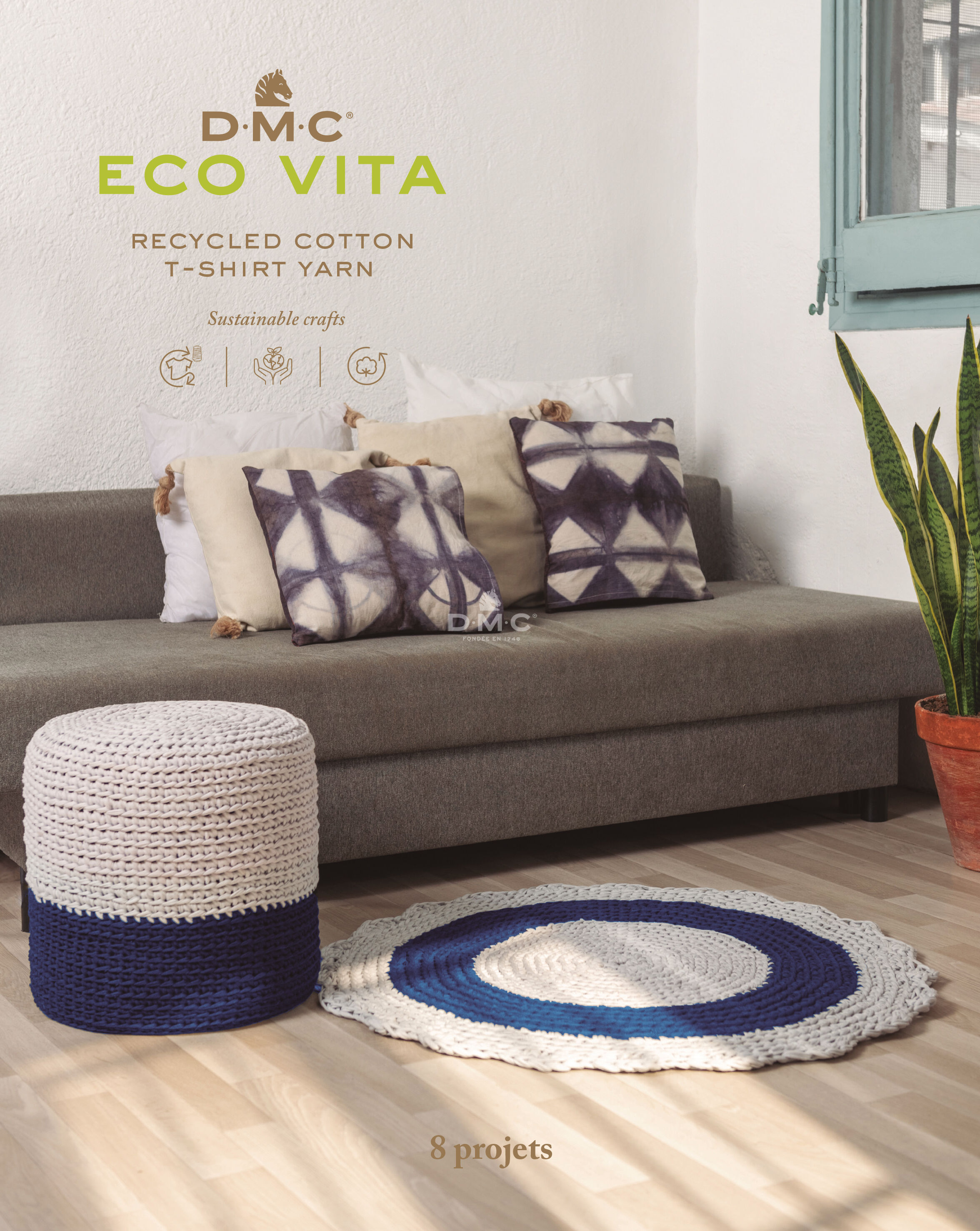 DMC Anleitungsheft Eco Vita 8 Projekte