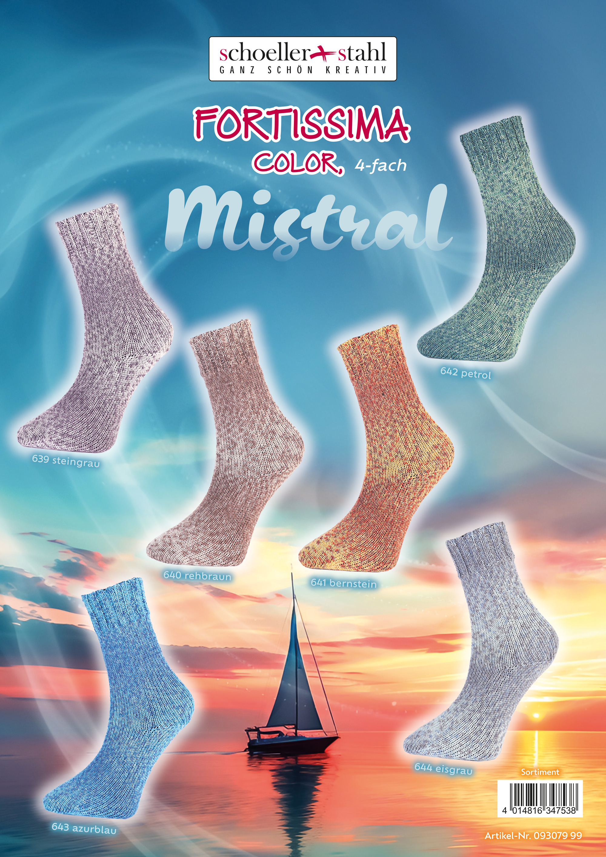 Fortissima Color 4-fach Mistral