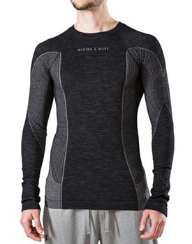 Merino Funktionsshirt Herren Langarm