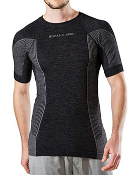 Merino Funktionsshirt Herren Kurzarm