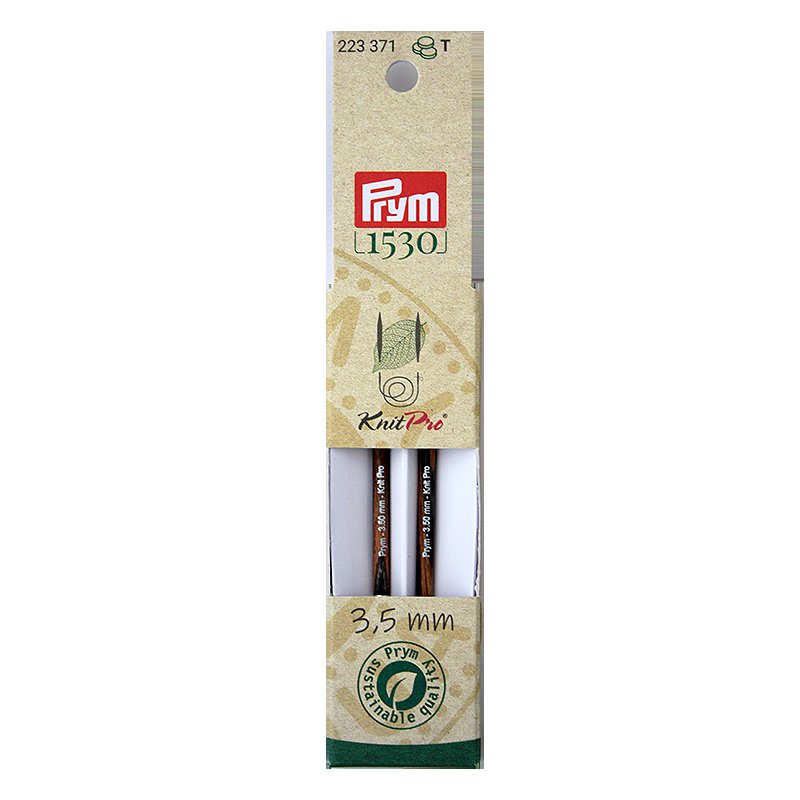 Knit Pro Nadelspitzen Natural kurz, Holz farbig