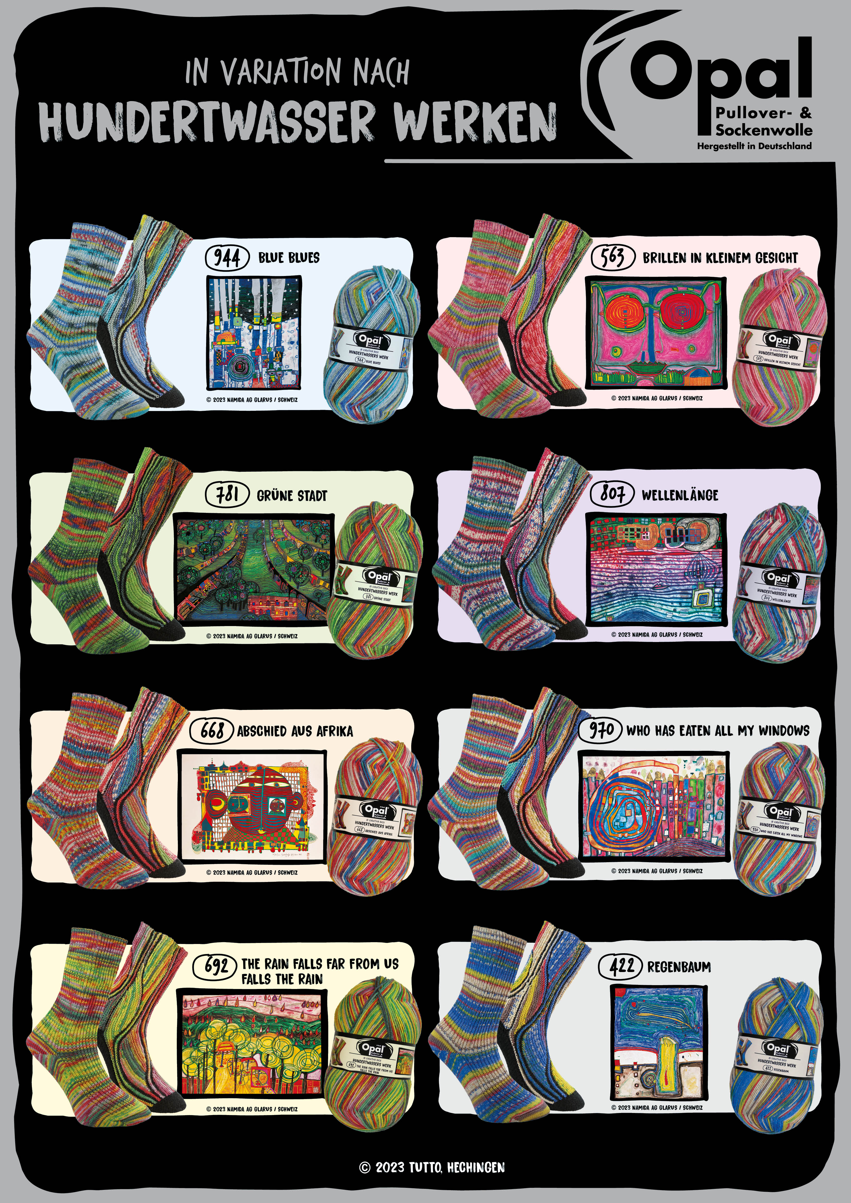 Opal 4-fach Hundertwasser IV